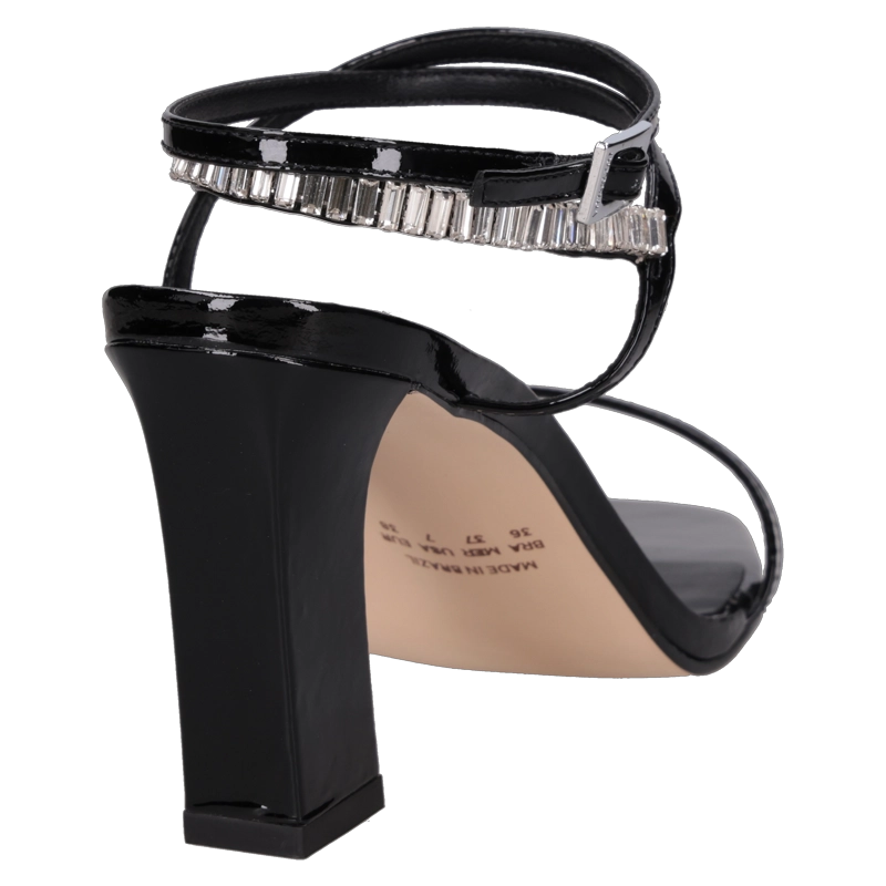 SANDALIA FIESTA MUJER LUZ DA LUA - LDM0063 | NEGRO - 4