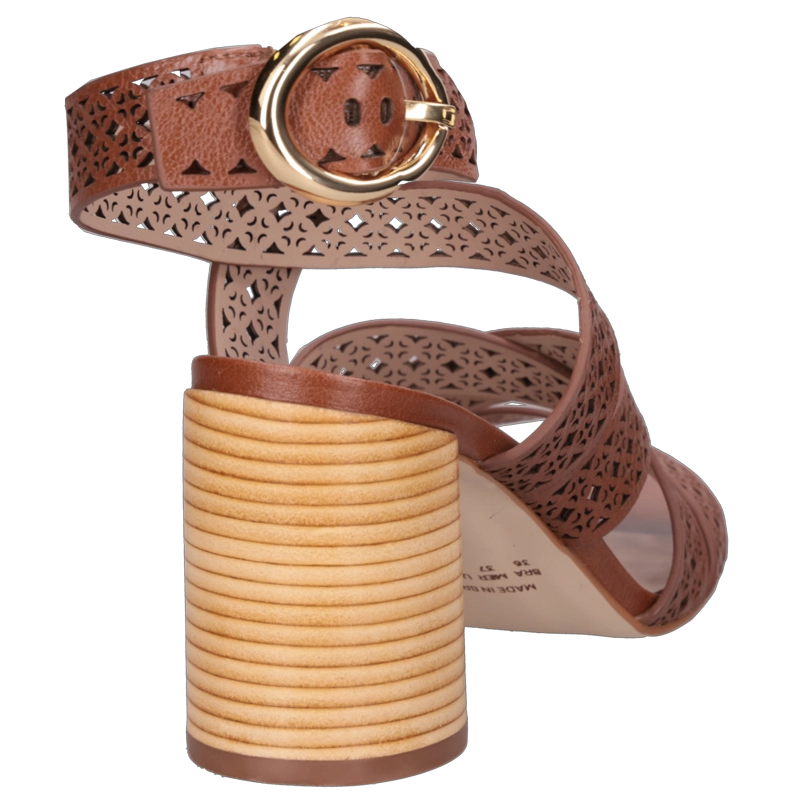 SANDALIA CASUAL MUJER LUZ DA LUA - LDM0049 | MARRON CLARO - 3