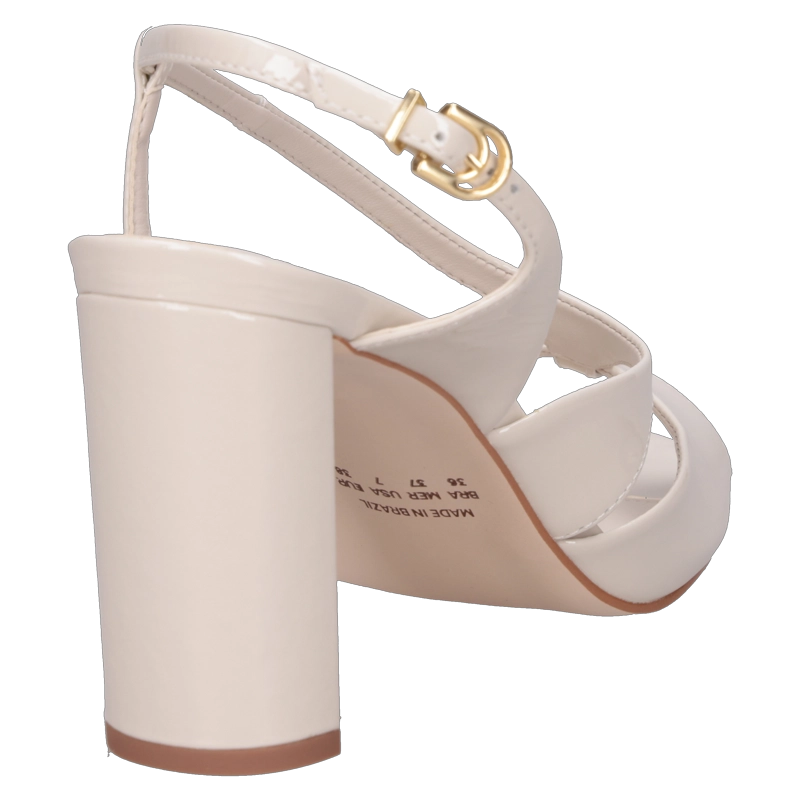 SANDALIA FORMAL MUJER LUZ DA LUA - LDM0053 | BLANCO - 3