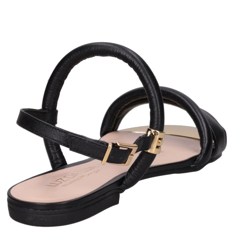 SANDALIA CASUAL MUJER LUZ DA LUA - LDM0044 | NEGRO - 3