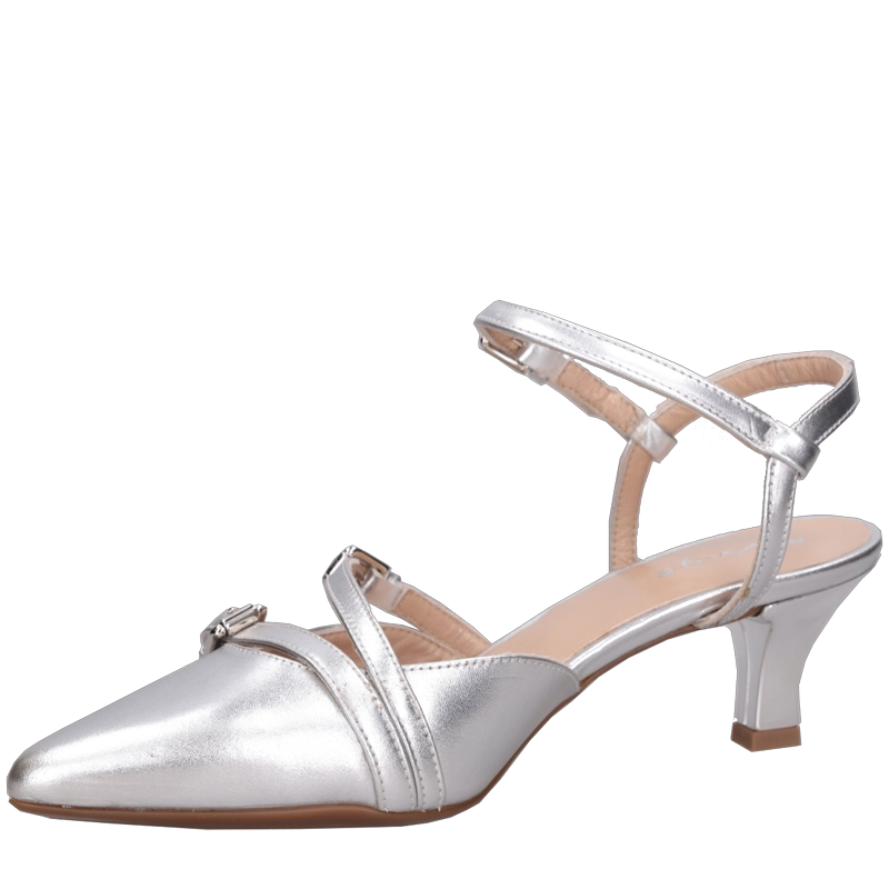 ZAPATO FORMAL MUJER MINGO - MIMM035 | PLATEADO - 5