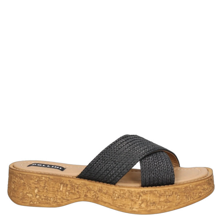 SANDALIA CASUAL MUJER POLLINI - I241 | NEGRO - 2