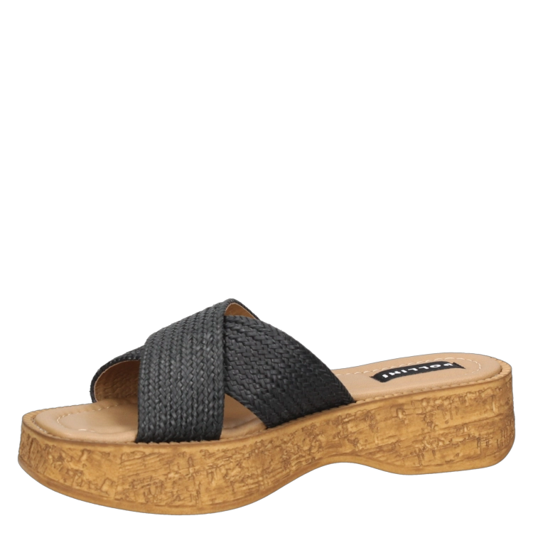 SANDALIA CASUAL MUJER POLLINI - I241 | NEGRO - 5