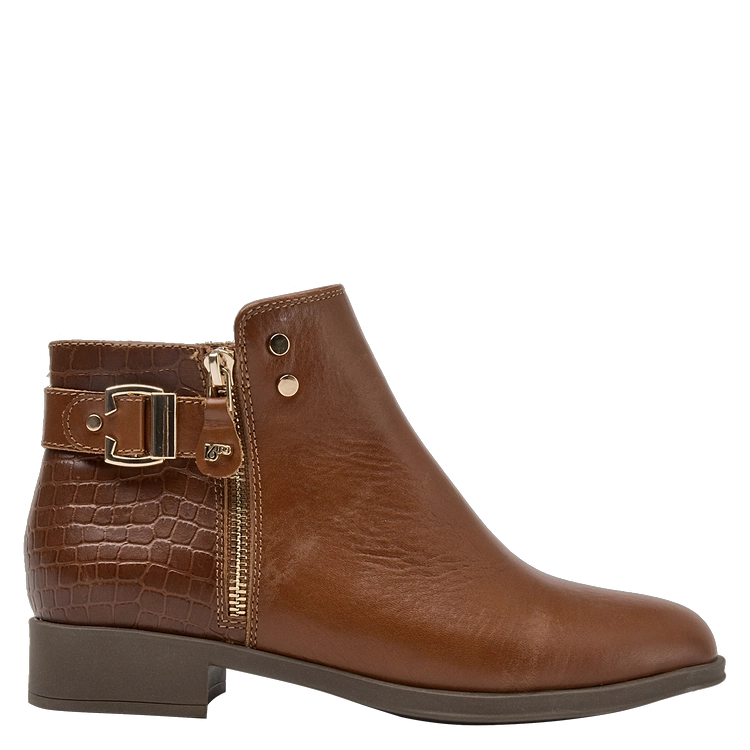 BOTIN CUERO MUJER 16 HRS - J071 | MARRON OSCURO - 7