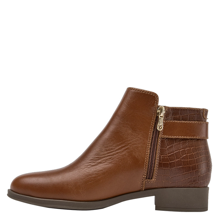 BOTIN CUERO MUJER 16 HRS - J071 | MARRON OSCURO - 9