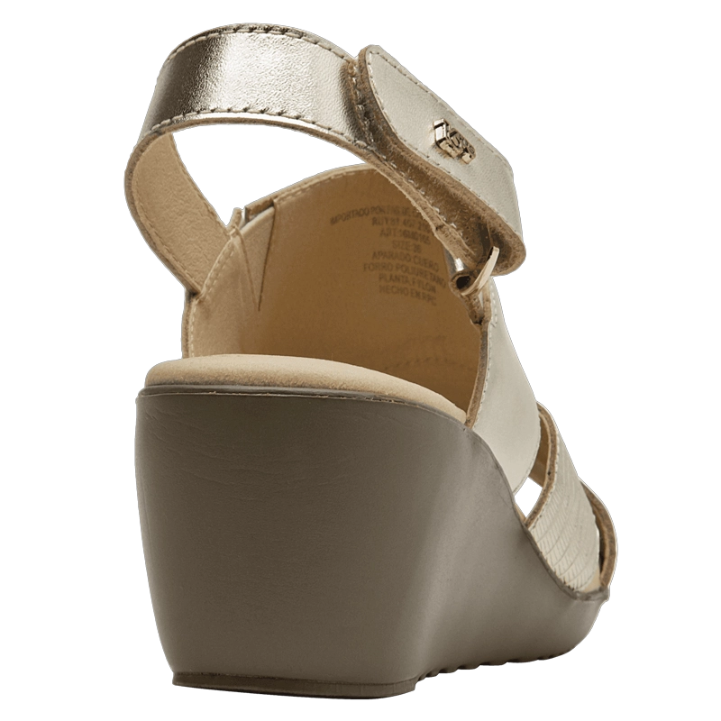 SANDALIA CASUAL MUJER 16 HRS - G029 | DORADO - 3