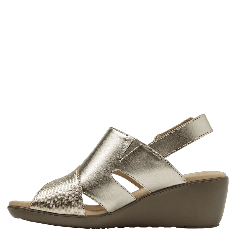 SANDALIA CASUAL MUJER 16 HRS - G029 | DORADO - 4