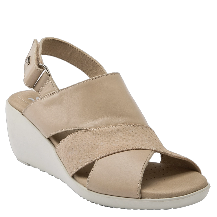 SANDALIA CASUAL MUJER 16 HRS - G029 | BEIGE - 1