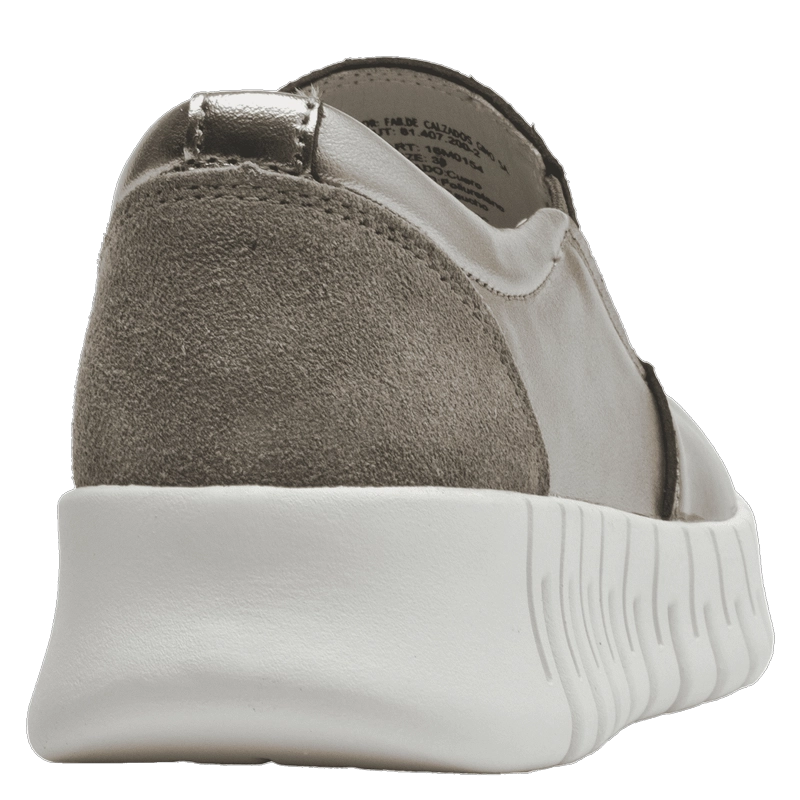 ZAPATILLA CASUAL MUJER 16 HRS - K155 | PLATEADO - 3