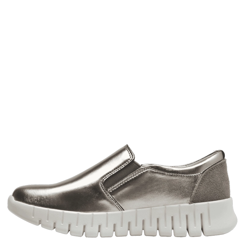 ZAPATILLA CASUAL MUJER 16 HRS - K155 | PLATEADO - 4