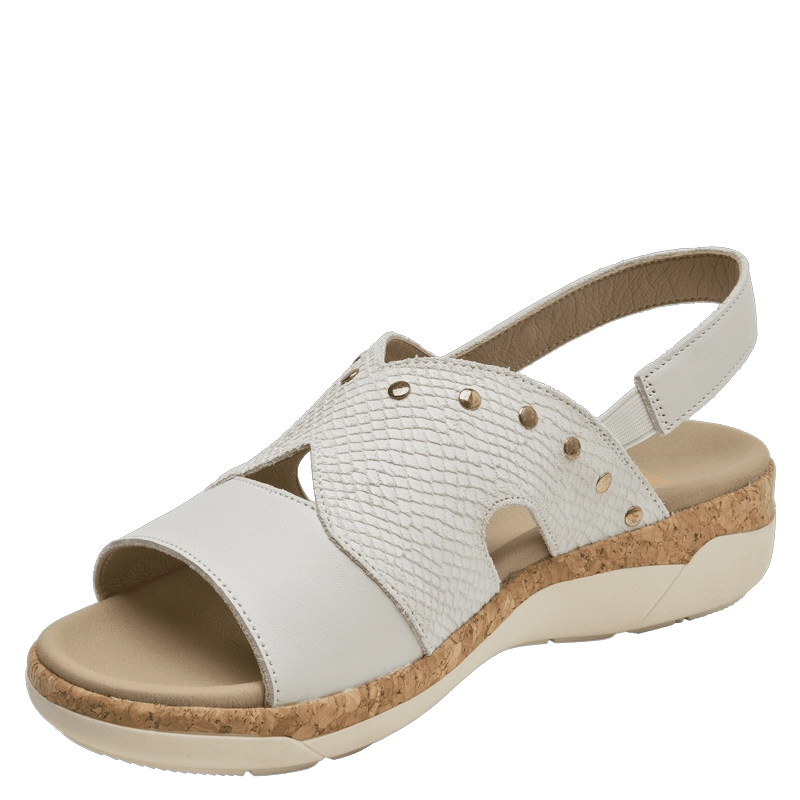 SANDALIA CASUAL MUJER 16 HRS - K130 | BLANCO - 5