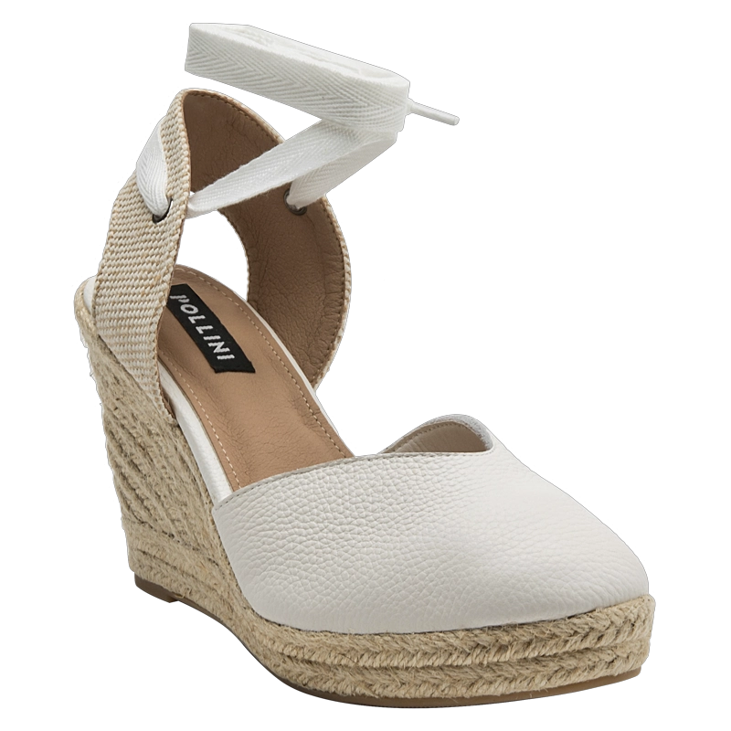 ALPARGATA CASUAL MUJER POLLINI - POM0074 | BLANCO - 2