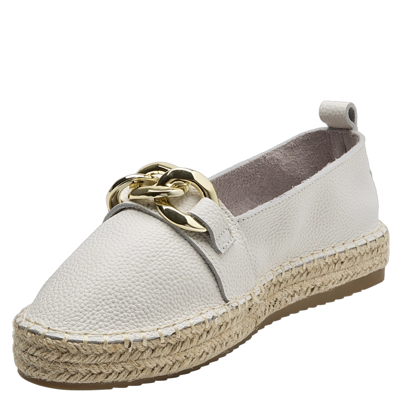 ALPARGATA CASUAL MUJER POLLINI - POM0073 | BLANCO - 5