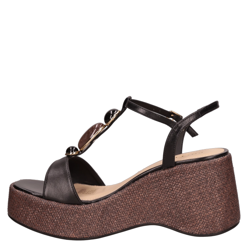 SANDALIA CASUAL MUJER POLLINI - POM0125 | NEGRO - 4