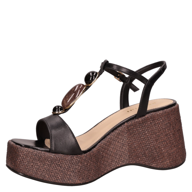 SANDALIA CASUAL MUJER POLLINI - POM0125 | NEGRO - 5
