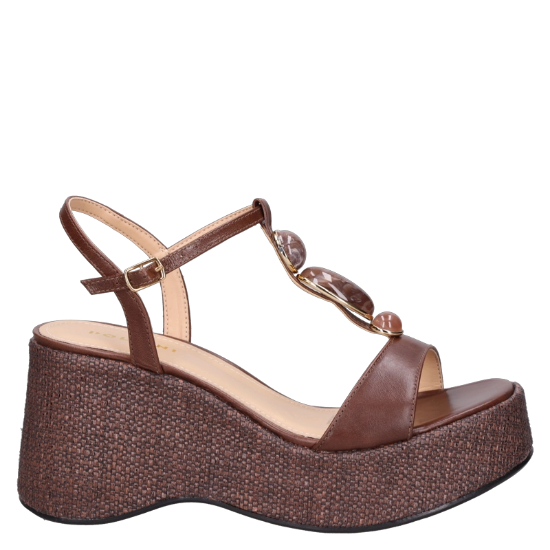SANDALIA CASUAL MUJER POLLINI - POM0125 | NEGRO - 6