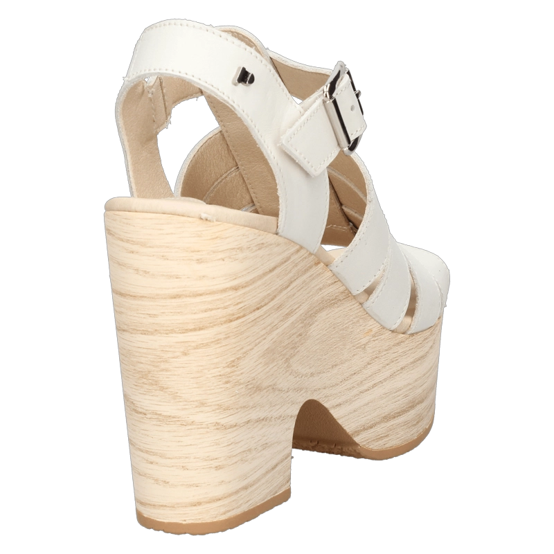 SANDALIA CASUAL MUJER POLLINI - I196 | BLANCO - 3