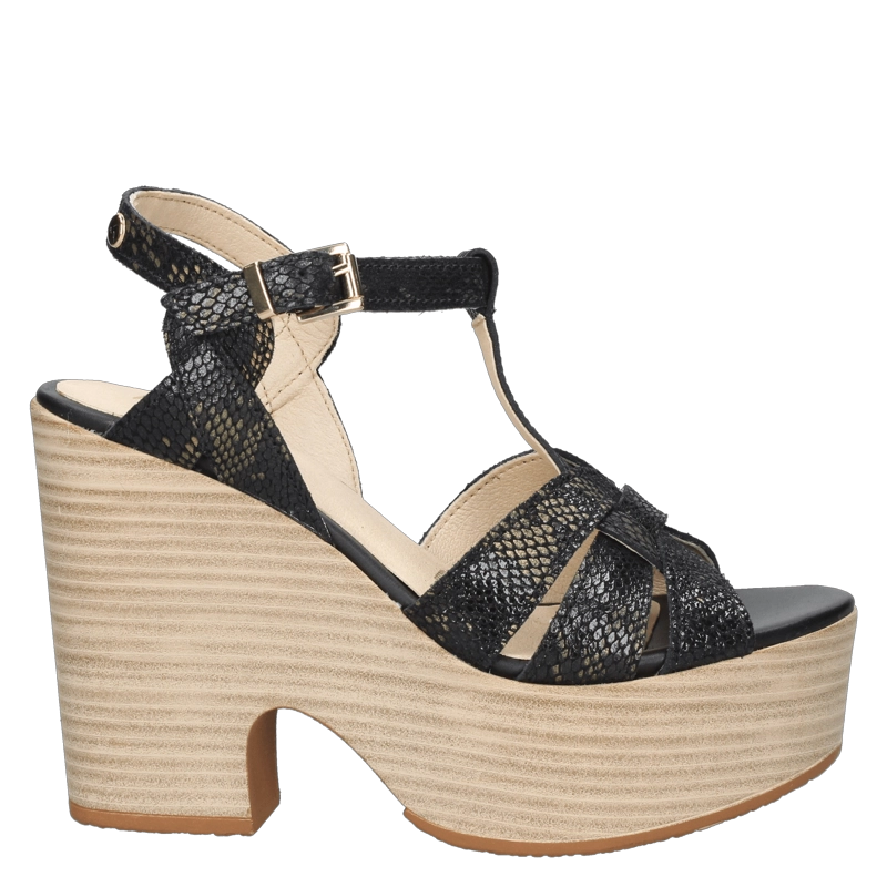 SANDALIA CASUAL MUJER MINGO - I409 | NEGRO - 1