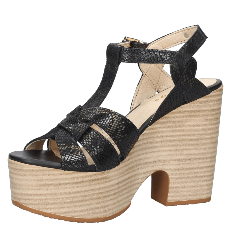 SANDALIA CASUAL MUJER MINGO - I409 | NEGRO - 5