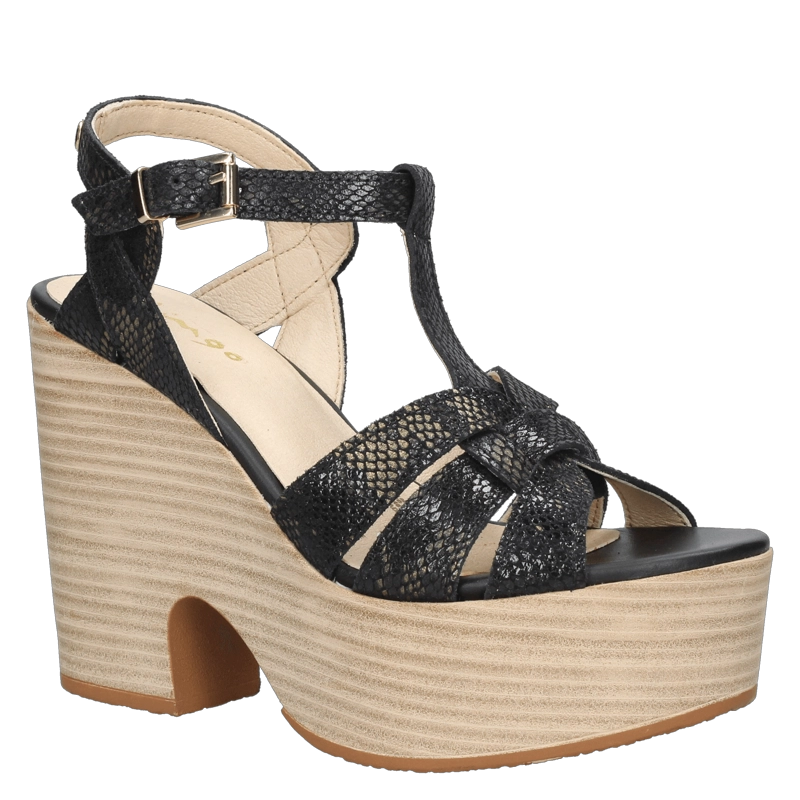 SANDALIA CASUAL MUJER MINGO - I409 | NEGRO - 6