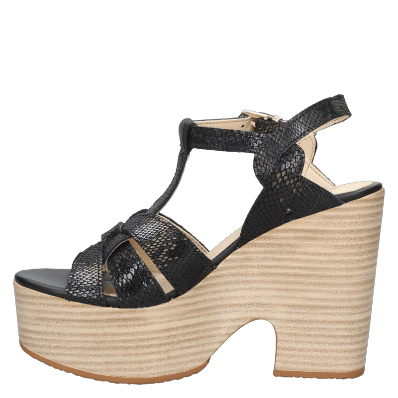 SANDALIA CASUAL MUJER MINGO - I409 | NEGRO - 9