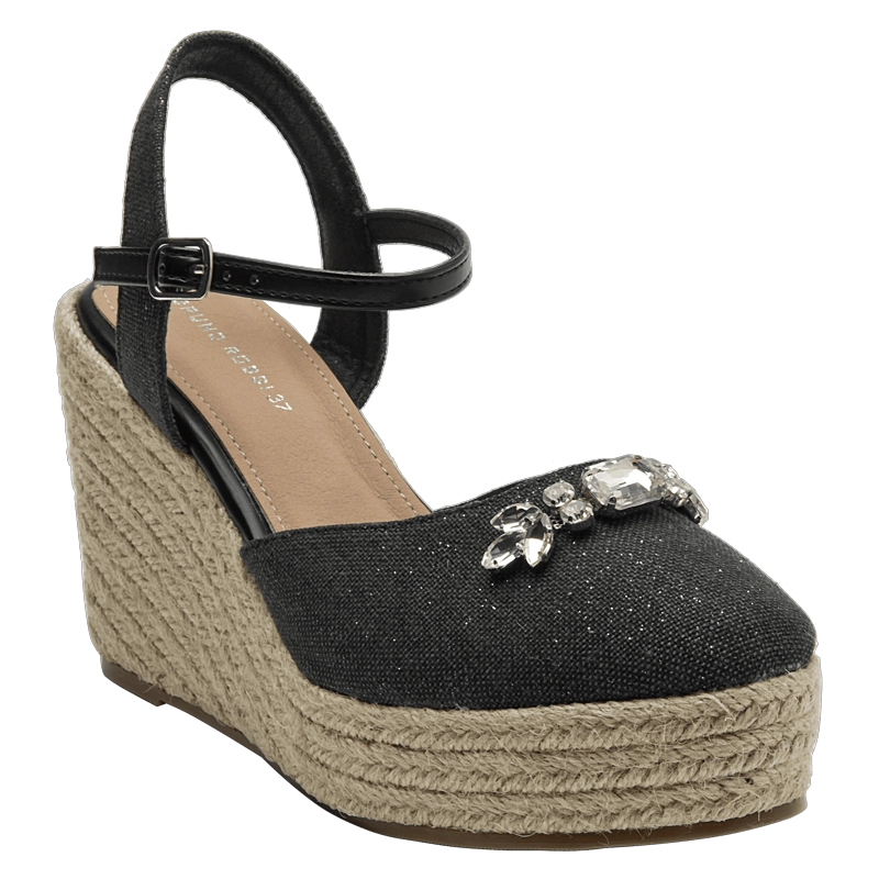 ALPARGATA CASUAL MUJER BRUNO ROSSI - BRM0073 | NEGRO - 2
