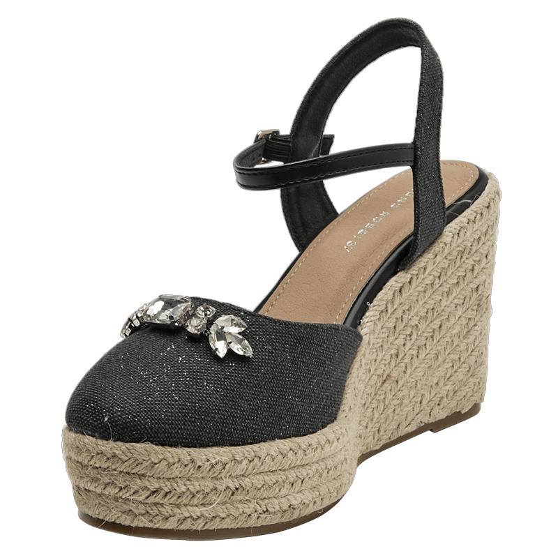 ALPARGATA CASUAL MUJER BRUNO ROSSI - BRM0073 | NEGRO - 5
