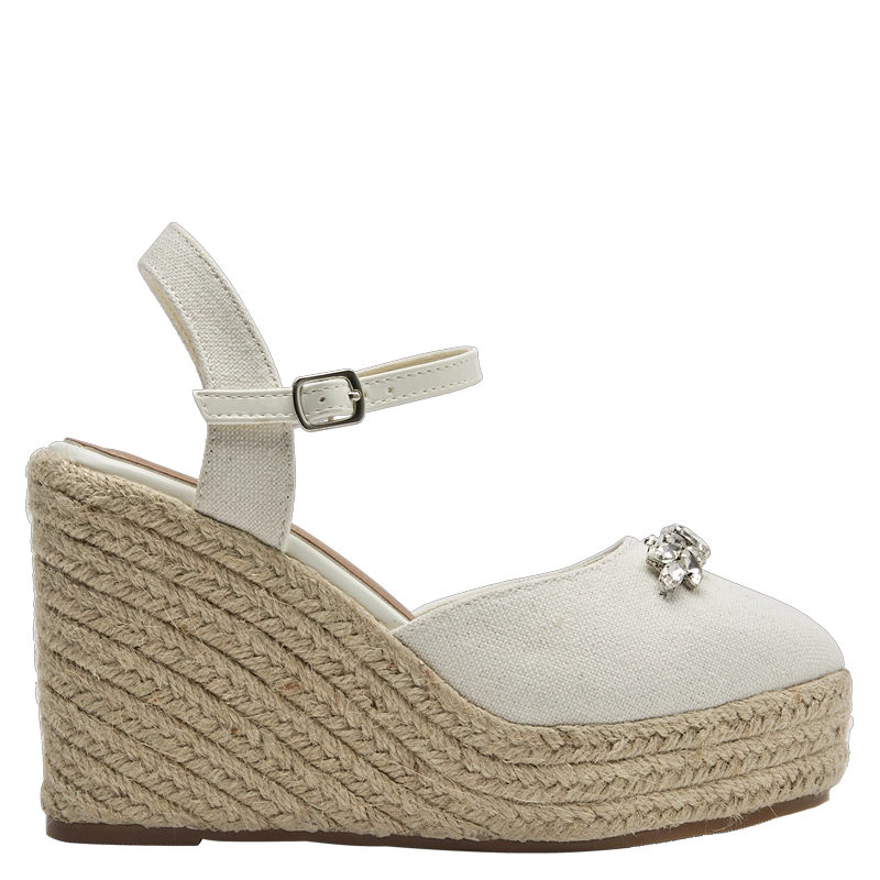 ALPARGATA CASUAL MUJER BRUNO ROSSI - BRM0073 | BLANCO - 1