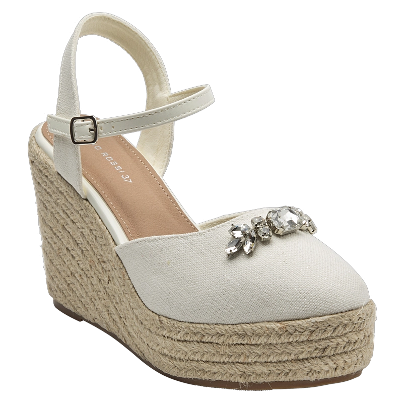 ALPARGATA CASUAL MUJER BRUNO ROSSI - BRM0073 | BLANCO - 2