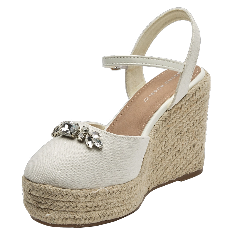 ALPARGATA CASUAL MUJER BRUNO ROSSI - BRM0073 | BLANCO - 5