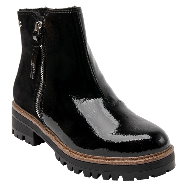 BOTIN CASUAL MUJER BRUNO ROSSI - J636 | NEGRO - 1