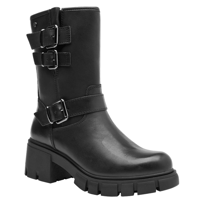 BOTA CASUAL MUJER BRUNO ROSSI - L684 | NEGRO - 1