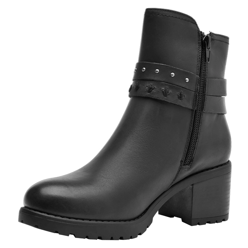 BOTIN CASUAL MUJER BRUNO ROSSI - L690 | NEGRO - 4
