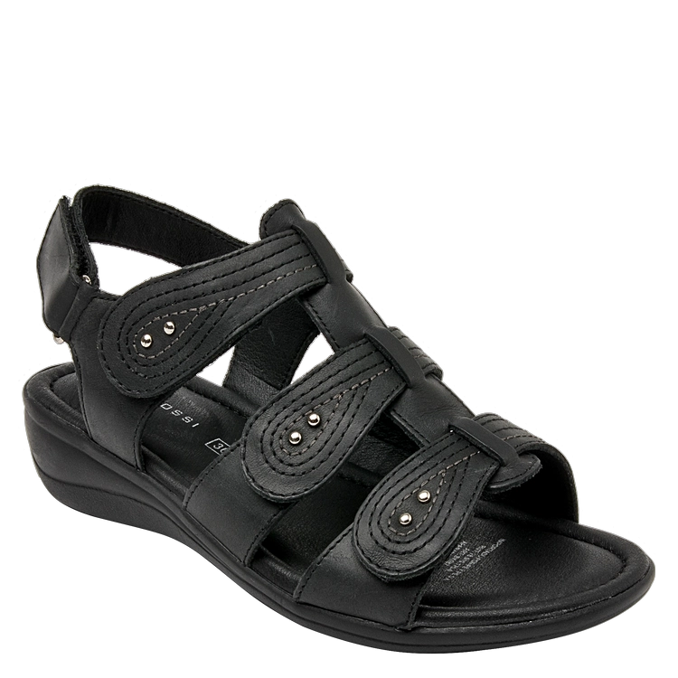 SANDALIA CASUAL MUJER BRUNO ROSSI - K691 | NEGRO - 1