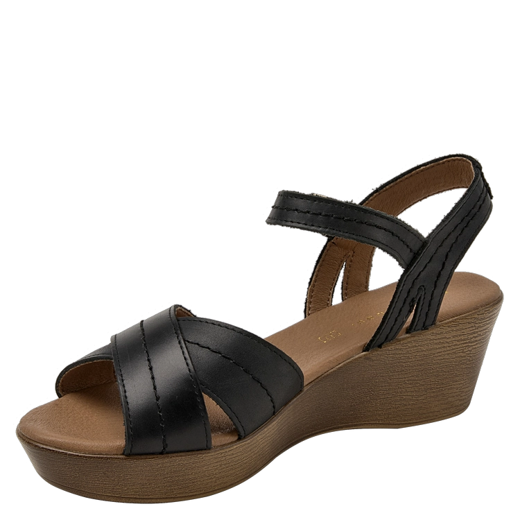 SANDALIA CASUAL MUJER BRUNO ROSSI - K683 | NEGRO - 5