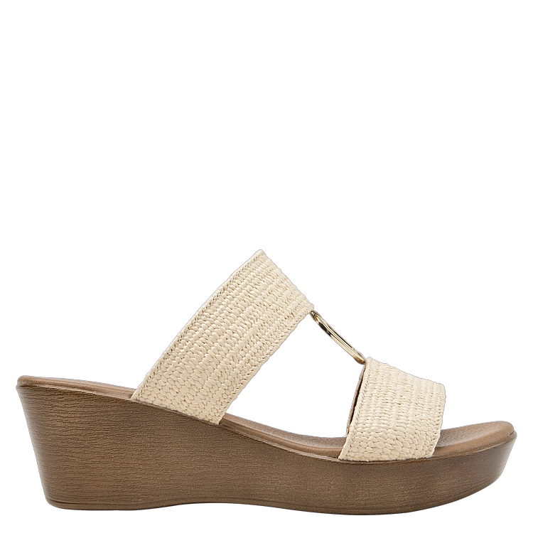 SANDALIA CASUAL MUJER BRUNO ROSSI - K685 | BEIGE - 2