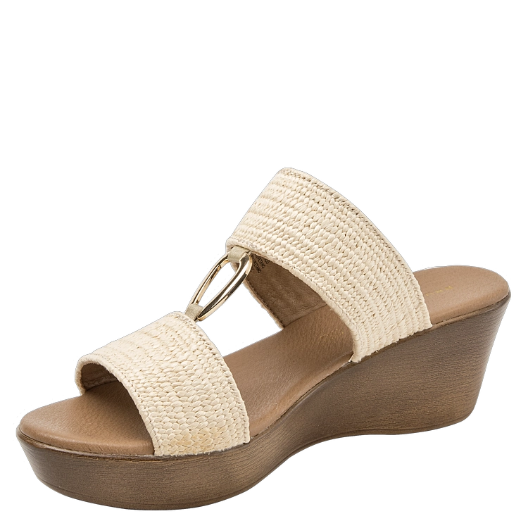 SANDALIA CASUAL MUJER BRUNO ROSSI - K685 | BEIGE - 5