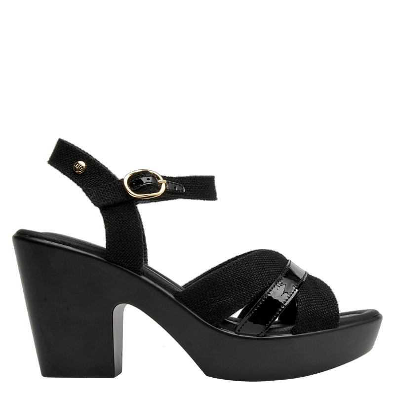 SANDALIA CASUAL MUJER BRUNO ROSSI - K698 | NEGRO - 2