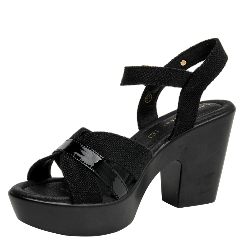 SANDALIA CASUAL MUJER BRUNO ROSSI - K698 | NEGRO - 5