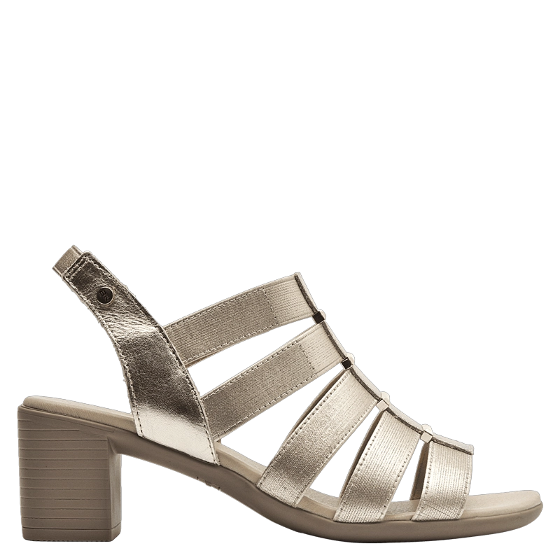 SANDALIA CASUAL MUJER BRUNO ROSSI - K680 | DORADO - 2
