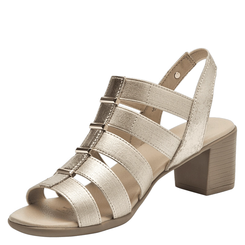 SANDALIA CASUAL MUJER BRUNO ROSSI - K680 | DORADO - 5