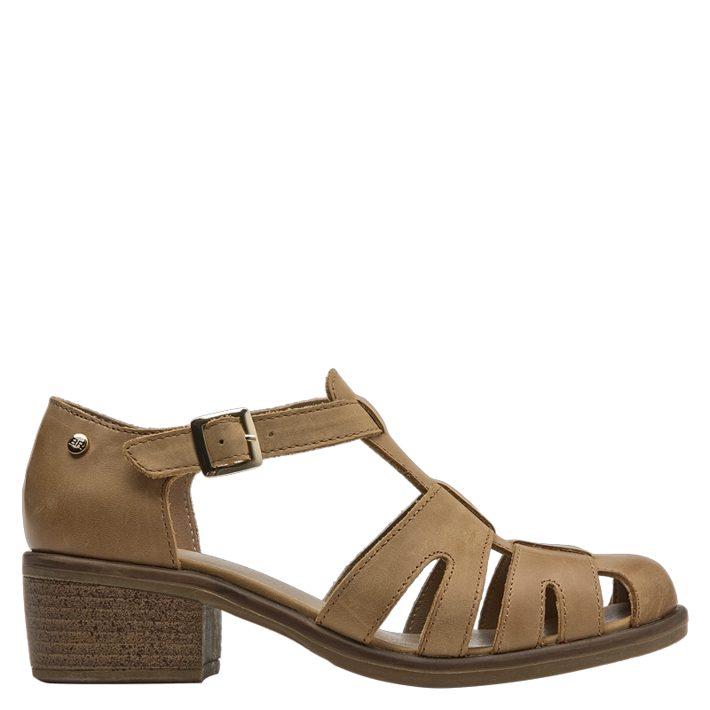 SANDALIA CASUAL MUJER BRUNO ROSSI - BRM0022 | MARRON CLARO - 1