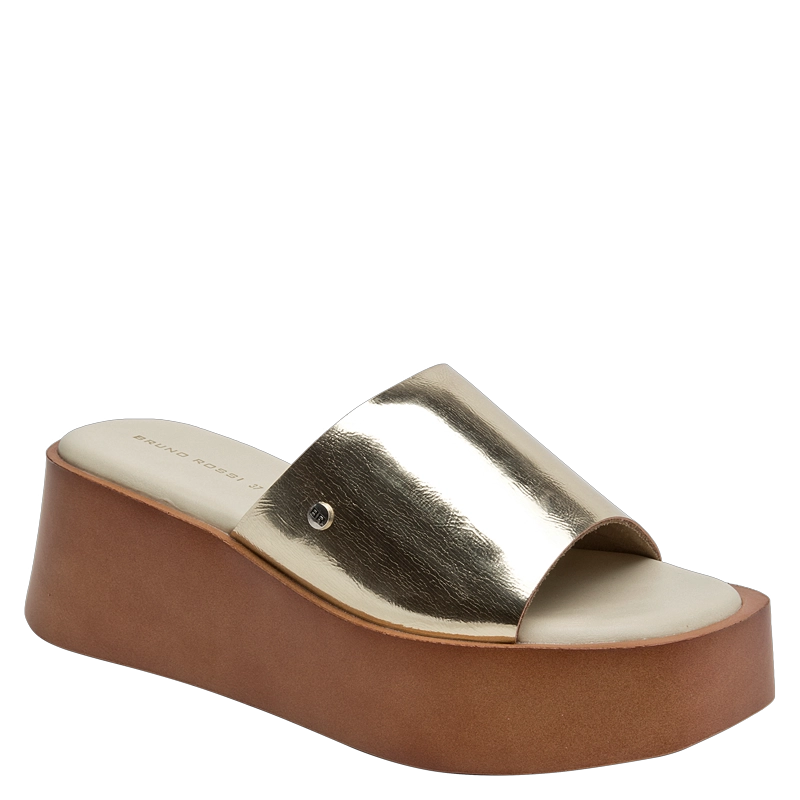 SANDALIA CASUAL MUJER BRUNO ROSSI - BRM0108 | DORADO - 2