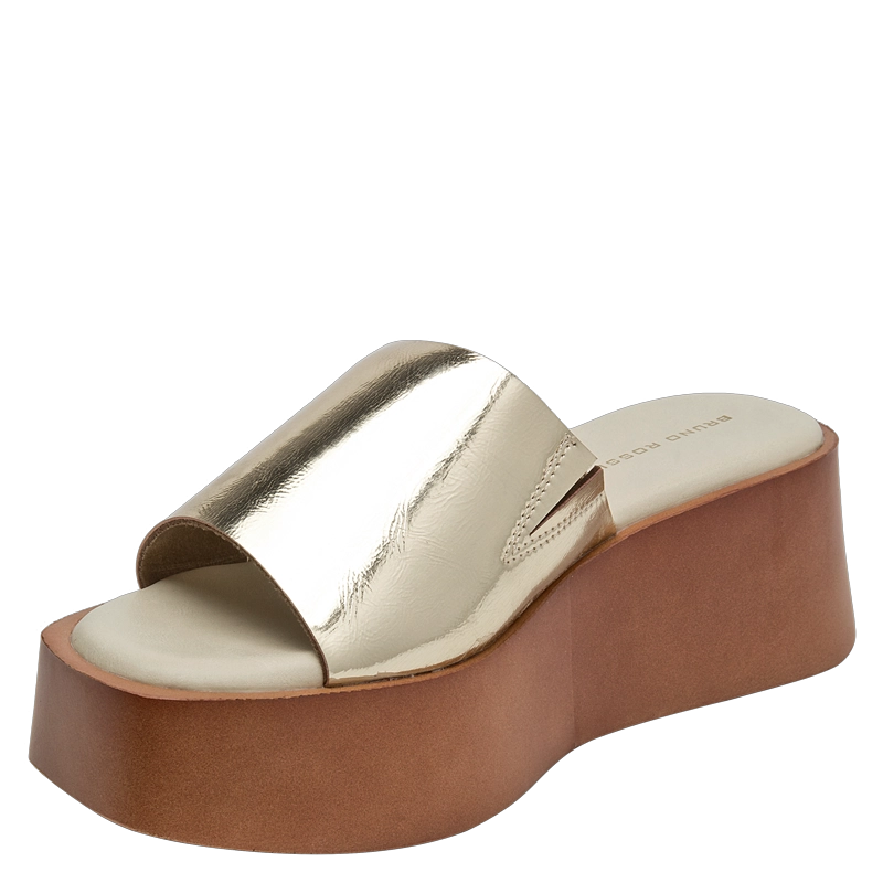 SANDALIA CASUAL MUJER BRUNO ROSSI - BRM0108 | DORADO - 5