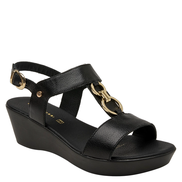 SANDALIA CASUAL MUJER BRUNO ROSSI - K684 | NEGRO - 1