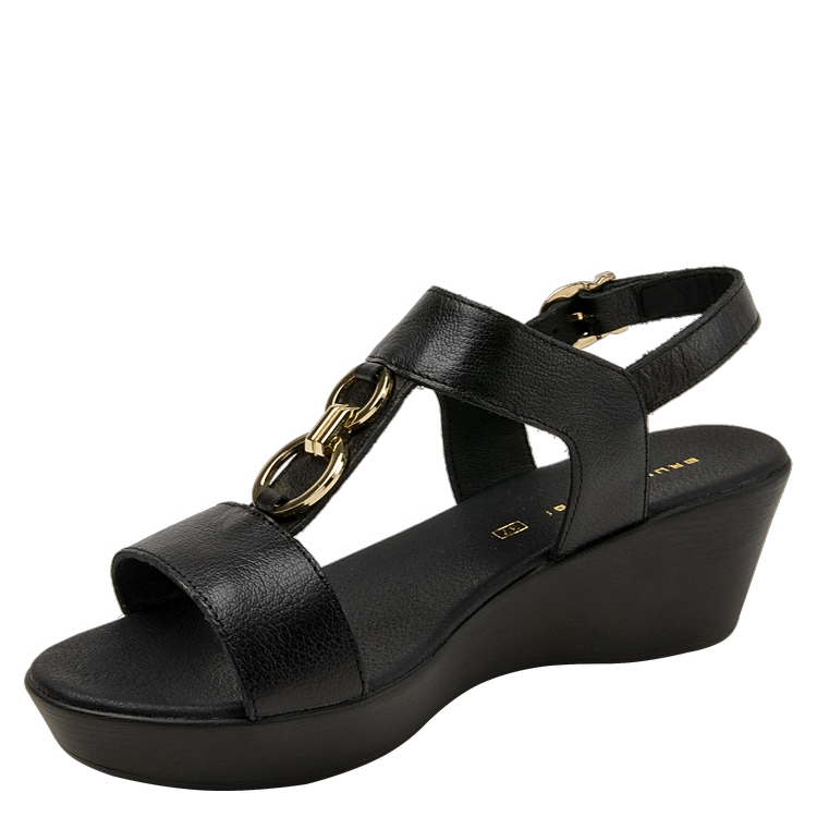 SANDALIA CASUAL MUJER BRUNO ROSSI - K684 | NEGRO - 5