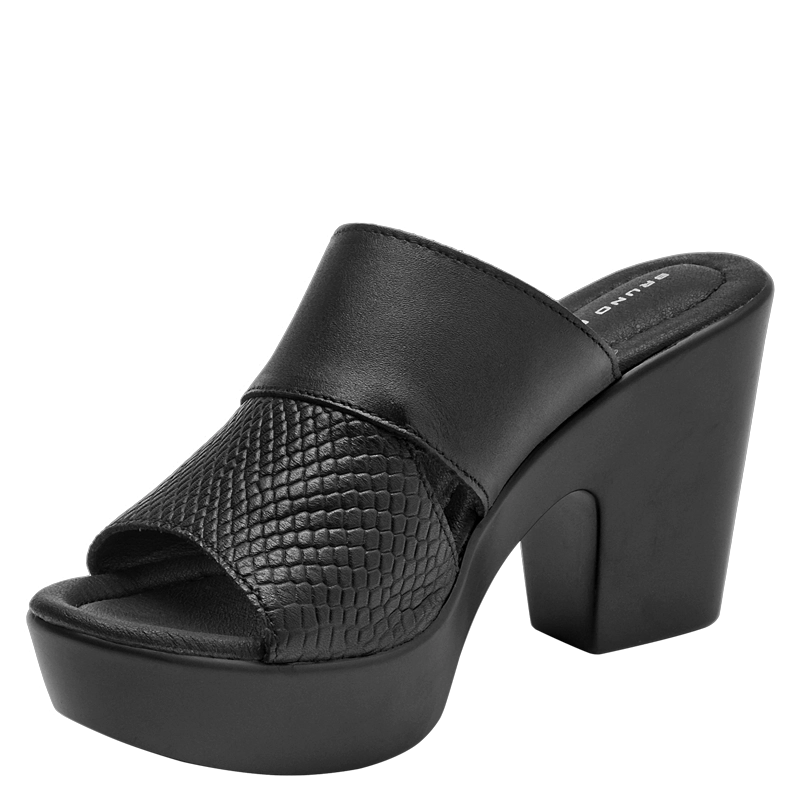 SANDALIA CASUAL MUJER BRUNO ROSSI - BRM0120 | NEGRO - 5
