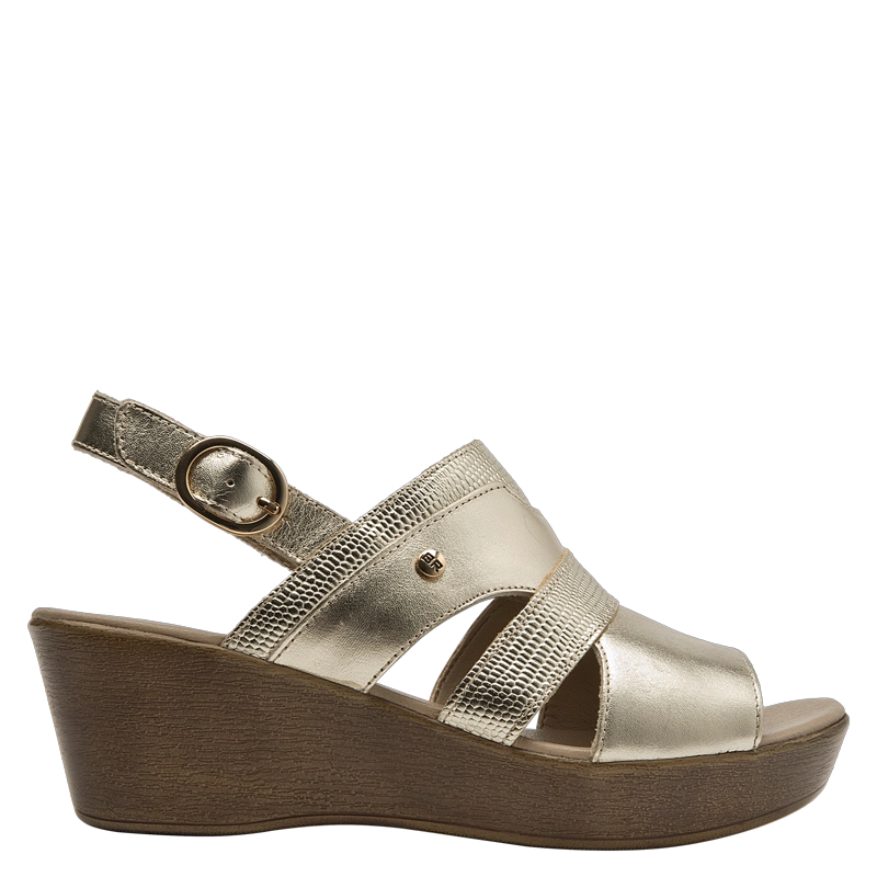 SANDALIA CASUAL MUJER BRUNO ROSSI - BRM0015 | DORADO - 1