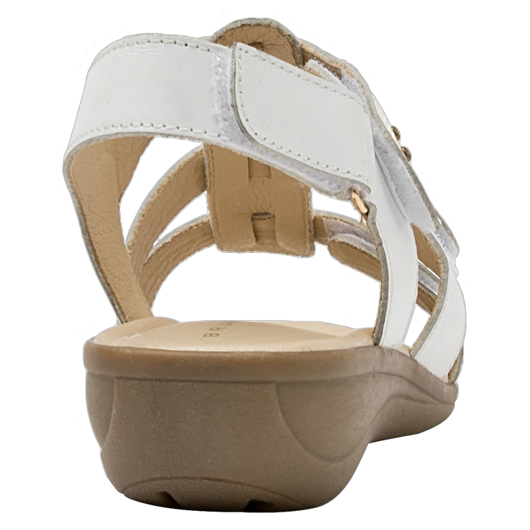 SANDALIA CASUAL MUJER BRUNO ROSSI - K691 | BLANCO - 3