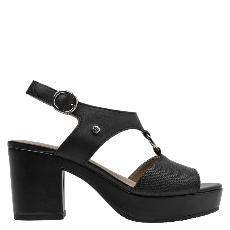 SANDALIA FORMAL MUJER BRUNO ROSSI - BRM0014 | NEGRO - 1